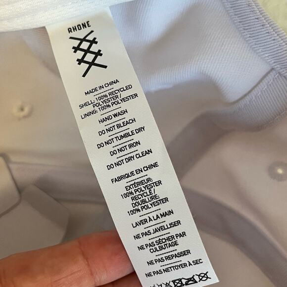 Rhone Everyday Hat Xox White and Gold Dad Hat - Picture 11 of 12